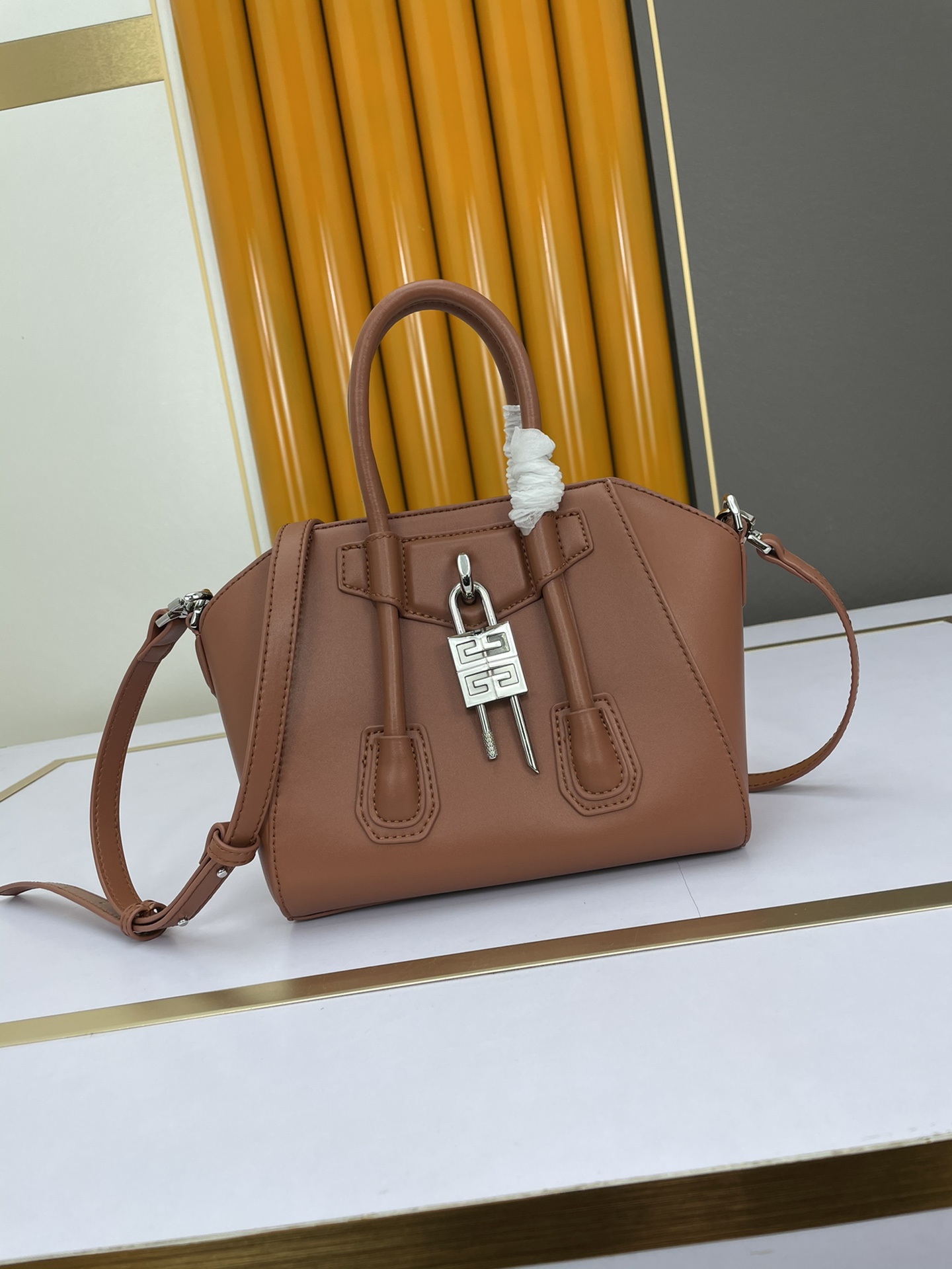 Givenchy Mini Antigona Lo Bag INn Box Leather Handbag