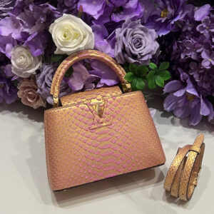 Louis Vuitton Capucines Snake Skin Handbag