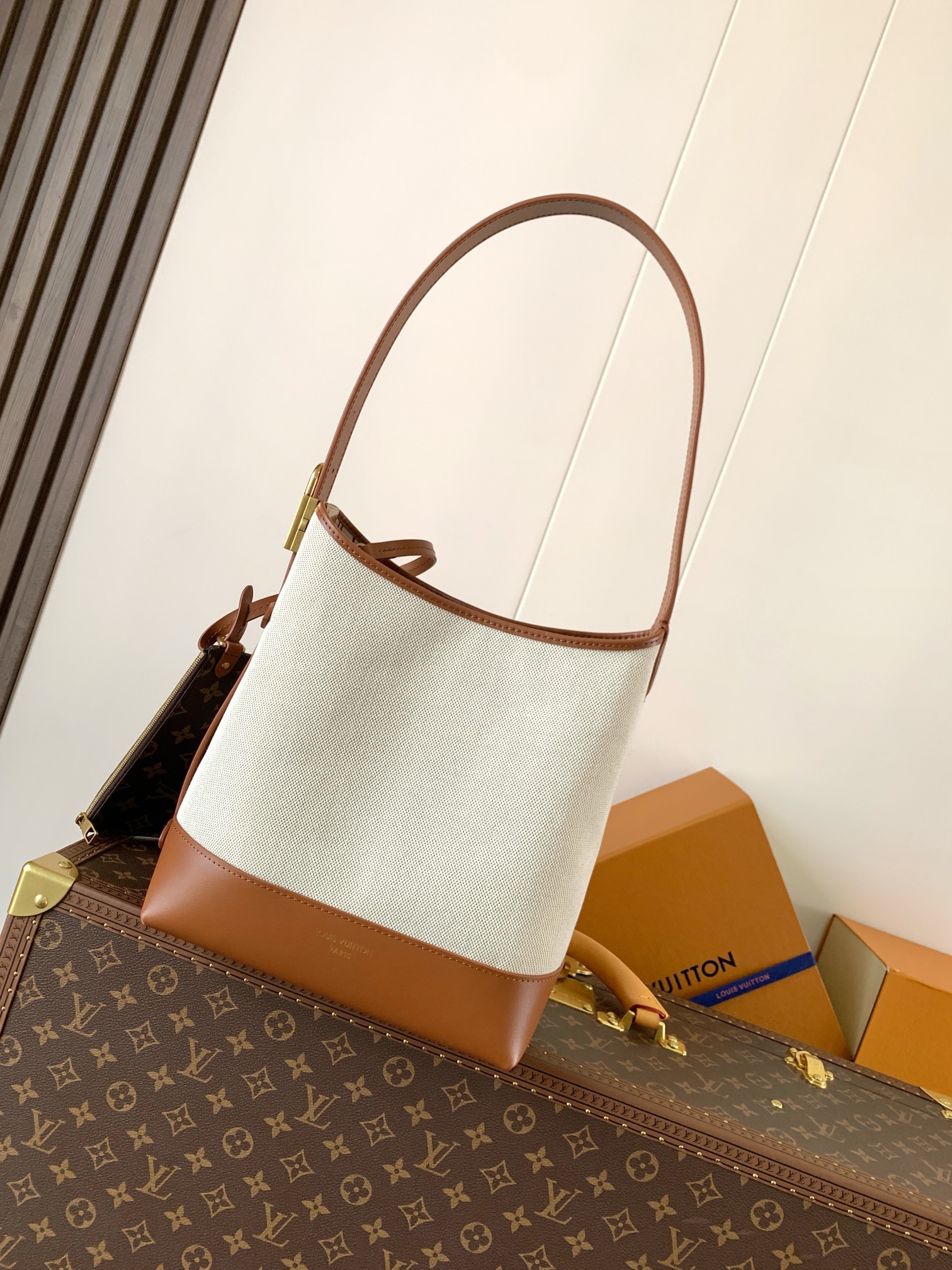 Louis Vuitton Low Key Hobo Canvas and Leather Handbag - Image 7