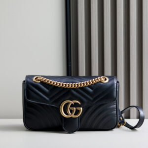 Gucci Marmont Leather Crossbody Bag