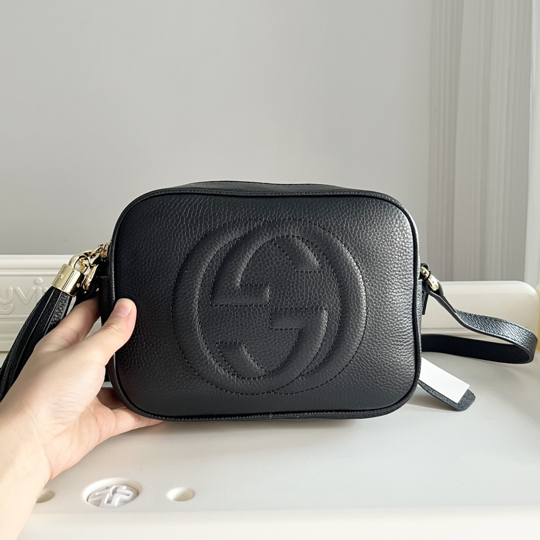 Gucci disco Soho camera bag - genuine leather with marbled pattern handbag - Image 10
